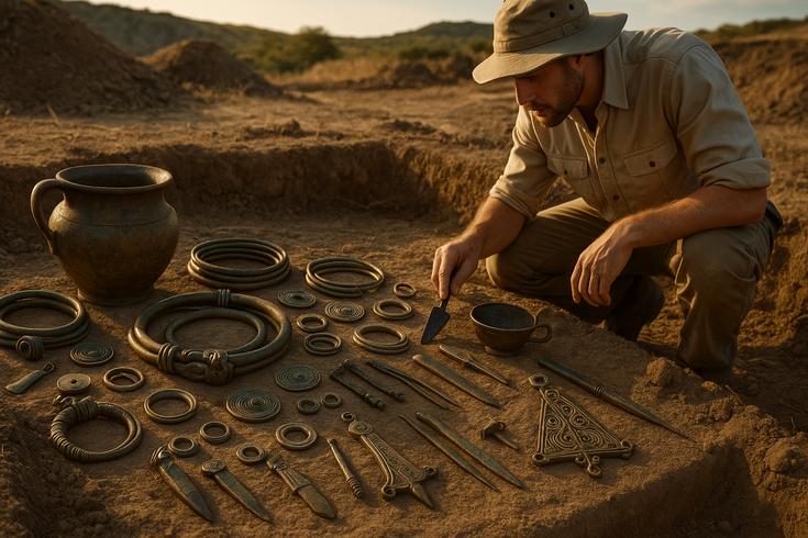 Entdeckung in der Tiefe: Der wiedergefundene Bronzeschatz