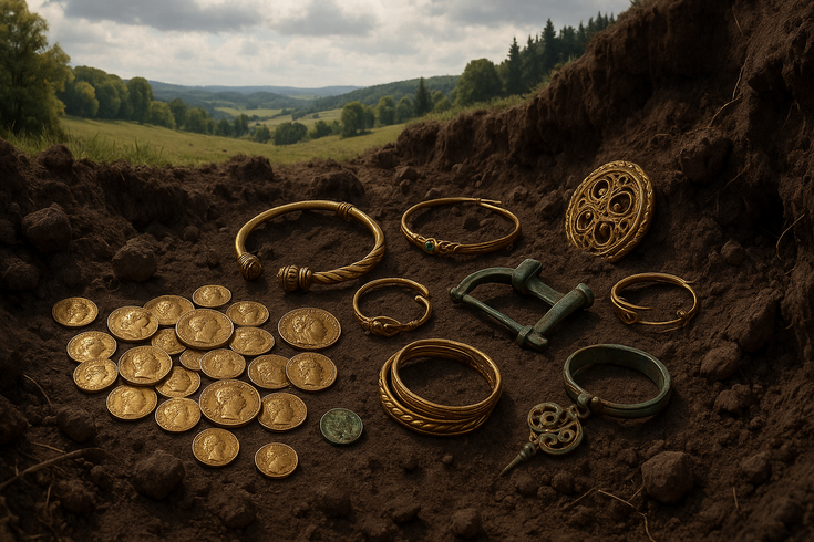 Verborgene Schätze: Der faszinierende Fund eines römischen Schatzes im Westerwald